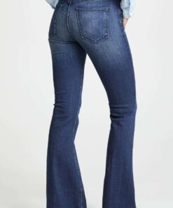 Classic Medium Wash Flared Leg Denim Jeans SP43