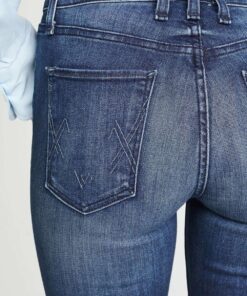 Classic Medium Wash Flared Leg Denim Jeans SP43