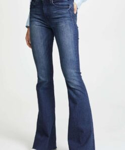 Classic Medium Wash Flared Leg Denim Jeans SP43