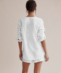 Cozy Cotton Two-Piece Lounge Set SP12