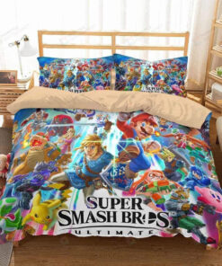 3d Customize Super Smash Bros Ultimate Duvet Cover Bedding Set 2