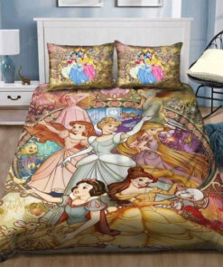 3d Disney Princess Bedding Set (duvet Cover & Pillow Cases)