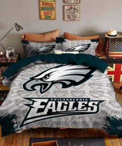 3d Philadelphia Eagles Logo Duvet Cover Bedding Set