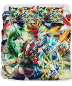 3d Pokemon Legends Duvet Cover Bedding Set