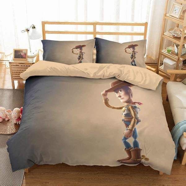3d Woody Disney Pixar Toy Story Bedding Set Duvet Cover Pillow Cases