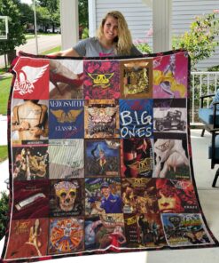 Aerosmith Albums Cover Poster Quilt Blanket