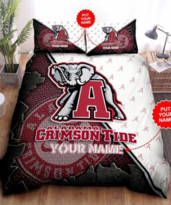 Alabama Crimson Tide Duvet Cover Set Nfl Team