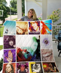 Alanis Morissette Albums Quilt Blanket Ver13