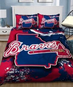 Atlanta Braves Bedding Set Ver 2 Duvet Cover Pillow Cases