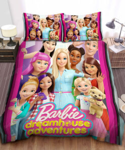 Barbie Family Dreamhouse Adventure Bed Sheets Duvet Cover Bedding Sets