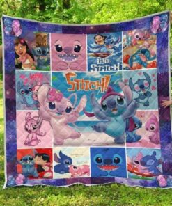 Bc Lilo And Stitch Quilt Blanket
