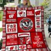 Bc Wisconsin Badgers Quilt Blanket 01
