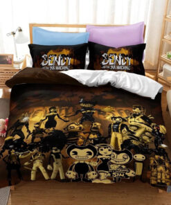 Bendy And The Ink Machine Duvet Cover Quilt Bedding Set