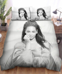 Beyonce In Halo Song Photoshoot Bed Sheets Spread Comforter Duvet Cover Bedding Sets