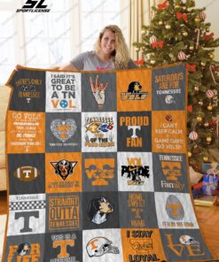 Bl Tennessee Volunteers Quilt Blanket Ver 03