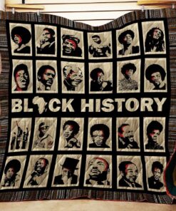 Black History Quilt Blanket
