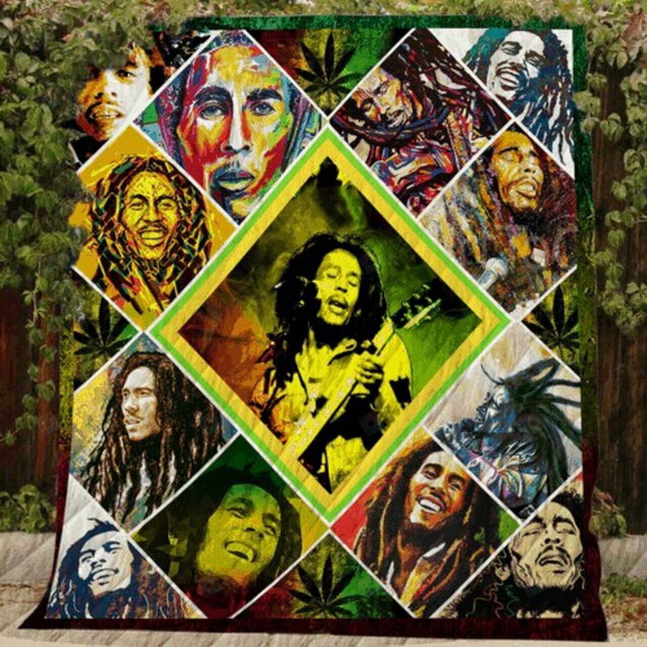Bob Marley Quilt Blanket