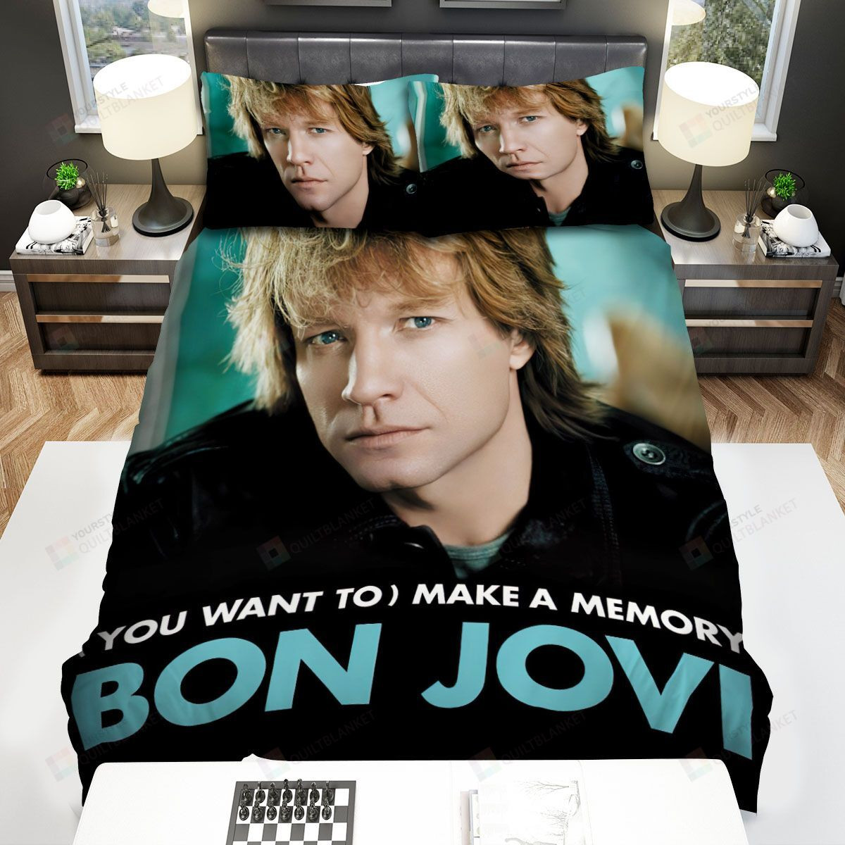 Bon Jovi Cover Single You Want To Make A Memory Bed Sheets Spread Comforter Duvet Cover Bedding Sets