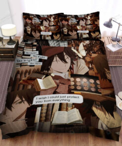Bungou Stray Dogs Anime Manga Ranpo Edogawa Bed Sheets Spread Comforter Duvet Cover Bedding Sets