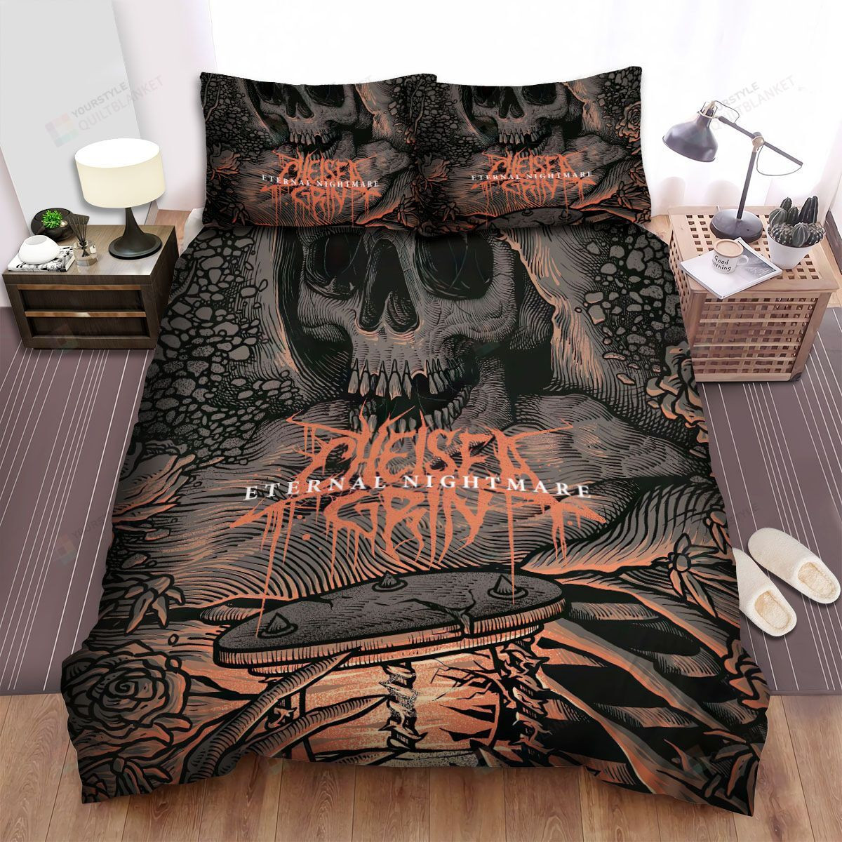 Chelsea Grin Band Album Eternal Nightmare Bed Sheets Spread Comforter Duvet Cover Bedding Sets