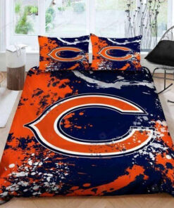 Chicago Bears Logo 3d Duvet Cover Bedding Set