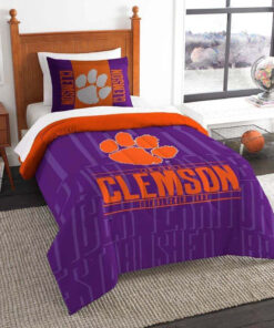 Clemson Tigers Bedding Set (duvet Cover & Pillow Cases)