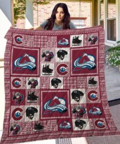 Colorado Avalanche Quilt Blanket