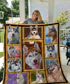 Cozy Canine Elegant Dog Gallery Fleece Blanket