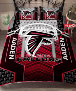 Custom Name Atlanta Falcons Bedding Set Custom Name Atlanta Falcons Duvet Covers Atlanta Falcons Nfl Bedding Set Atlanta Falcons Fan Tdv1