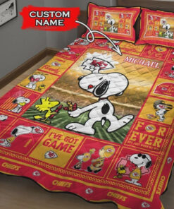 Custom Name Kansas City Chiefs Nfl Football Team Bedding Set Duvet Cover Pillowcases