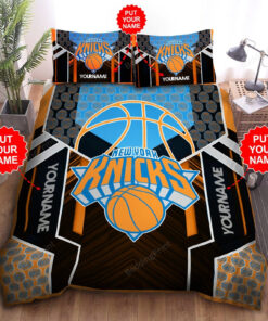 Custom Name New York Knicks Bedding Set - Custom Name New York Knicks Duvet Cover - New York Knicks Sets - New York Knicks Nba Tdv05
