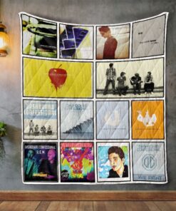 Dashboard Confessional Album Covers Quilt Blanket