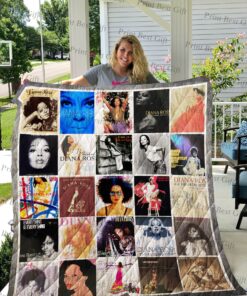Diana Ross Albums Cover Poster Quilt Blanket Ver 2