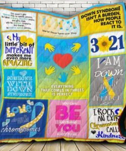 Down Syndrome Quilt Blanket