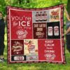 Dr Pepper Diet Quilt Blanket