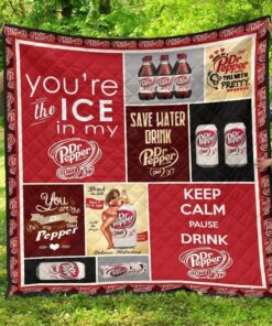 Dr Pepper Diet Quilt Blanket