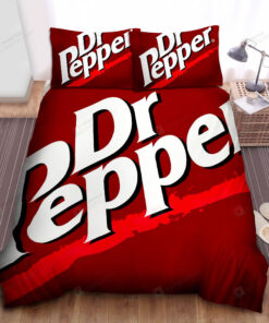 Dr Pepper Logo Bed Sheets Duvet Cover Bedding Sets