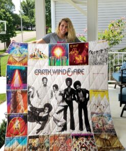 Earth Wind Fire Quilt Blanket 01078