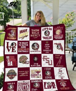 Florida State Seminoles Quilt Blanket 02