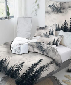 Foggy Forest Bed Sheets Duvet Cover Bedding Sets