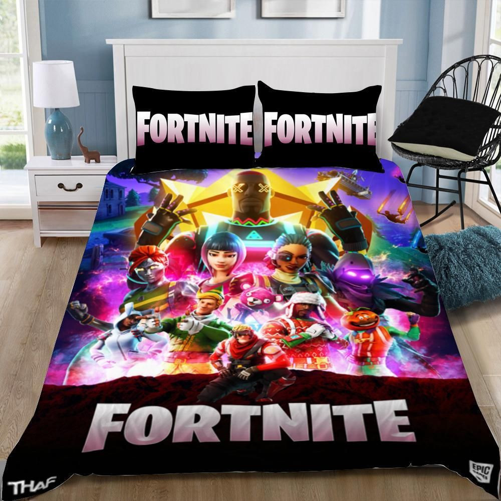 Fortnite Gamer Bedding Set Duvet Cover Pillowcases