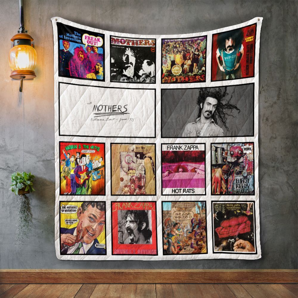 Frank Zappa Album Covers Quilt Blanket