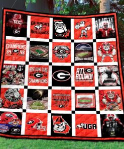 Georgia Bulldogs Ver1 Quilt Blanket
