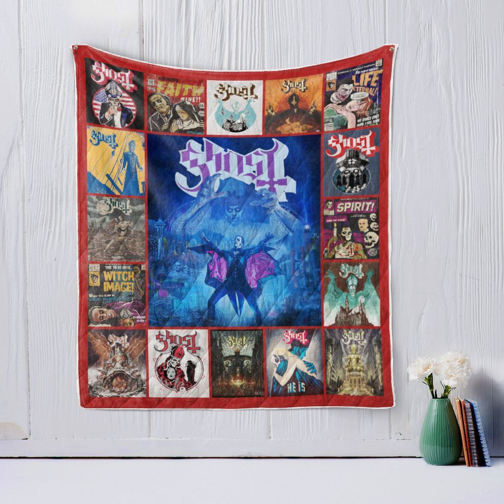Ghost Swedish Band Quilt Blanket