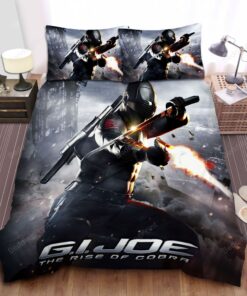 G.i. Joe The Rise Of Cobra Movie Snake-eyes Poster Bed Sheets Duvet Cover Bedding Sets