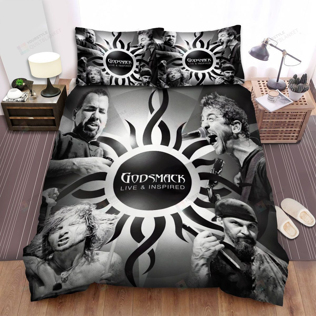 Godsmack Album Cover Live & Inspired Bed Sheets Spread Comforter Duvet Cover Bedding Sets