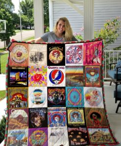 Grateful Dead Albums Cover Poster Quilt Blanket Ver 5