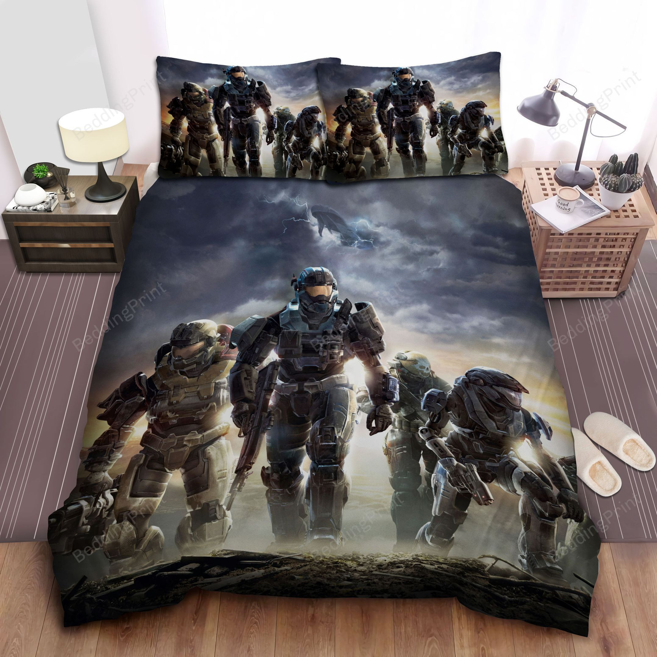 Halo Reach Master Chief Bed Sheets Duvet Cover Bedding Sets