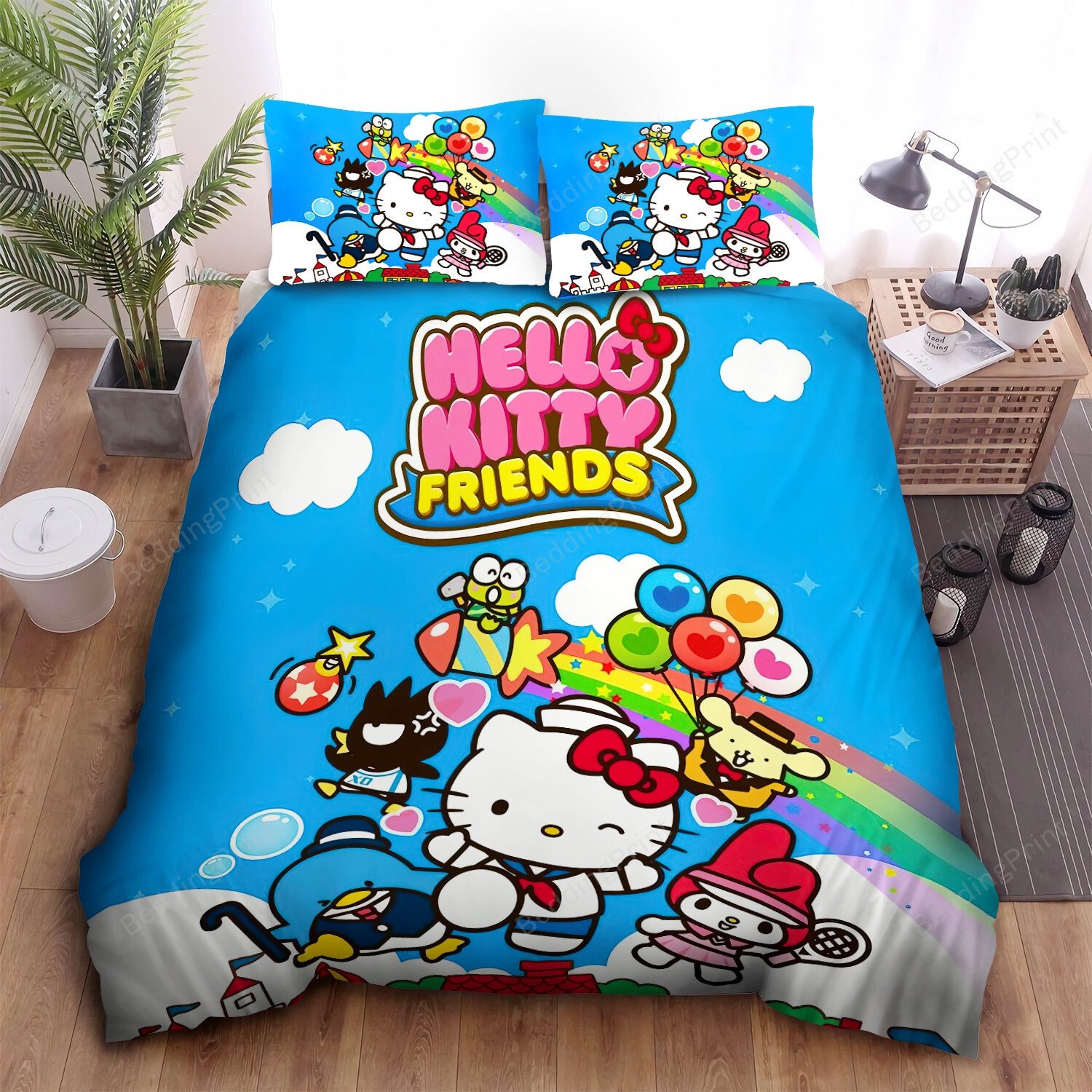 Hello Kitty And Friends Bed Sheets Duvet Cover Bedding Sets