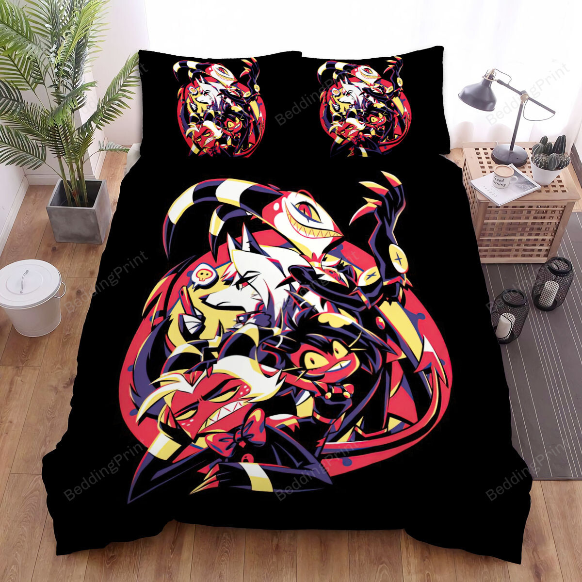 Helluva Boss Movie Digital Art 2 Bed Sheets Duvet Cover Bedding Sets